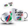 Caneca Cerâmica Bandeira Namíbia Visitei E Amei Viagem - 2