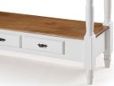 Ver imagem 2 de Aparador Linz Pés Torneados Duas Gavetas 89 x 116 x 40 cm (a X L X P) - Cor Branco - Imbuia Glazer