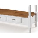 Ver imagem 2 de Aparador Linz Pés Torneados Duas Gavetas 89 x 116 x 40 cm (a X L X P) - Cor Branco - Imbuia Glazer