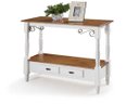Ver imagem 3 de Aparador Linz Pés Torneados Duas Gavetas 89 x 116 x 40 cm (a X L X P) - Cor Branco - Imbuia Glazer