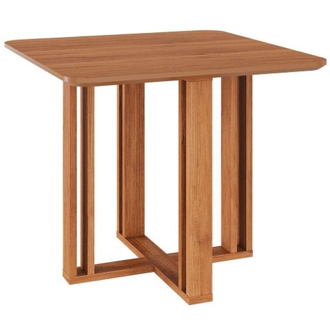 Mesa de Jantar 4 Lugares Tampo Mdf 94x94 Cm 15171 Cinamomo Molci