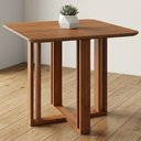 Ver imagem 3 de Mesa de Jantar 4 Lugares Tampo Mdf 94x94 Cm 15171 Cinamomo Molci
