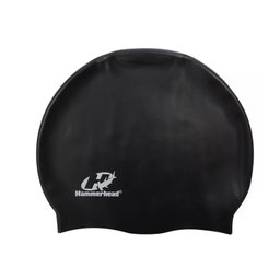 Touca para Natação de Silicone Hammerhead Lisa Preto - 1
