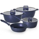 Ver imagem 1 de Jogo de Panelas 4 Peças Moda do Chef Graniflon Azul