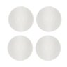 Conjunto 4 Pires Chá Cerâmica 15,2cm Perla Branco - 1