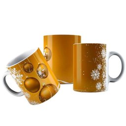 Caneca Cerâmica Decoração Pendurada Natal Ano Novo - 1 Caneca Cerâmica Decoração Pendurada Natal Ano Novo - 1