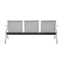 Ver imagem 4 de Cadeira Longarina Aeroporto 3 Lugares Cor:cinza