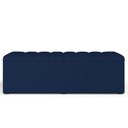 Ver imagem 3 de Calçadeira Recamier Baú para Cama de Casal King Dália 195x50 Cm W01 Suede Azul Marinho - Lyam Lyam D