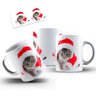 Caneca Cerâmica Gatinho Gato Touca Roupa Natal Papai Noel - 2