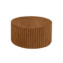 Ver imagem 1 de Mesa de Centro Decorativa Lua 01 D40cm em Madeira Maciça - Imbuia Mel