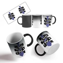 Caneca Mágica Presente Te Amo Pai Frase Gravata Dia Pais - 2