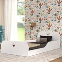 Ver imagem 6 de Cama Infantil Montessoriana com Colchão Incluso Encantada Multimóveis Branca