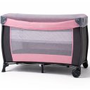 Ver imagem 3 de Berço de Bebê Portátil Zooper Rosa com Trocador Mosquiteiro Bolsa e Caixa Musical Som e Luz Dobrável