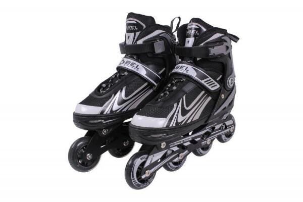 Patins Rollers Inline Aluminium 500 Preto Bel - M - 1