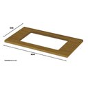 Ver imagem 5 de Balcão Forno de Embutir 80cm Americana Cinza com Tampo Cooktop Nature - Móveis Henn