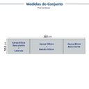 Ver imagem 5 de Cozinha Completa Planejada MDF 4 Peças sem Tampo CabeCasa MadeiraOriginals Marselha Branca