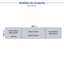 Ver imagem 5 de Cozinha Modulada 5 Peças 3 Aéreo 1 Balcão sem Tampo 1 Kit Lateral Marselha CabeCasa MadeiraOriginals