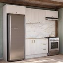 Ver imagem 2 de Cozinha Modulada 5 Peças 3 Aéreo 1 Balcão sem Tampo 1 Kit Lateral Marselha CabeCasa MadeiraOriginals