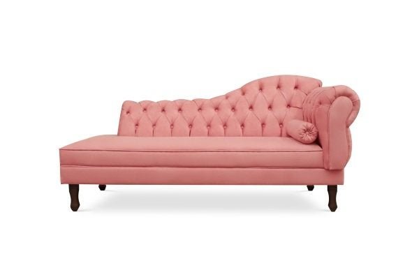 Diva Las Vegas 1,40 Lado Direito Suede Rosa - 1