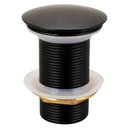 Ver imagem 1 de Valvula Lavatorio Pia Banheiro Click 1 1/4 Inox Preto Fosco