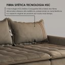 Ver imagem 6 de Sofá Cama Retrátil em Madeira Eucalipto e Veludo 220cm Flórida