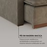 Sofá Cama Retrátil em Madeira Eucalipto e Veludo 220cm Flórida - 8