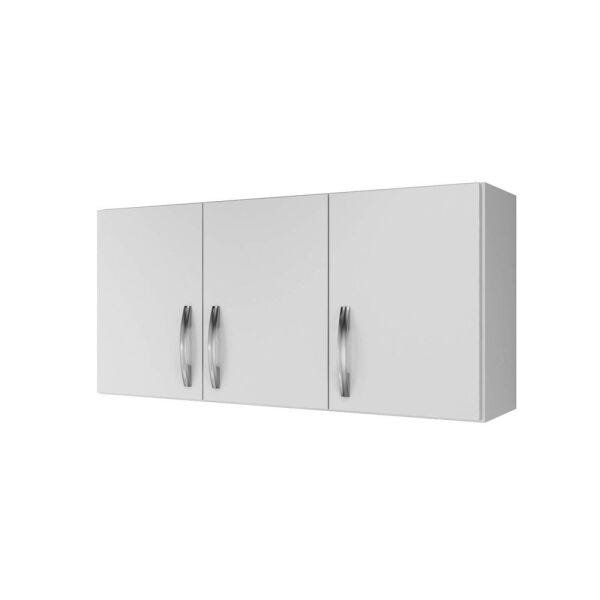 Armário de Cozinha Aéreo 3 Portas Life Arte Móveis Branco - 1