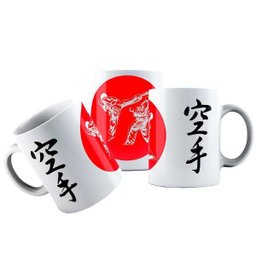 Caneca Cerâmica Karatê Kyokushin Estilo Luta Japonês - 1