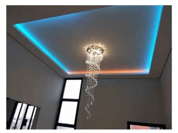 Lustre Em Cristais Pronto Pra Instalação 3 Metros - 1