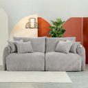 Ver imagem 2 de Sofá 2 Lugares 220cm Comfy CabeCasa MadeiraOriginals Cinza Mescla