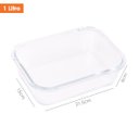 Ver imagem 5 de Pote de Vidro Retangular 1 Litro com Tampa