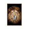 Quadro Decorativo - Leao Grande Rei Colorido Anm012 Tela Canvas - 60x40cm - 1