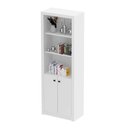 Ver mais imagens de Kit para Escritório com Mesa 2 Gavetas Estante e Balcão Cor:branco