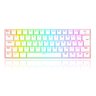 Teclado Mecânico Redragon Draconic Pro - Abnt2 - 60% - Switch Azul - Rgb - Branco - K530w-rgb-pro - 1