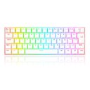 Ver imagem 1 de Teclado Mecânico Redragon Draconic Pro - Abnt2 - 60% - Switch Azul - Rgb - Branco - K530w-rgb-pro
