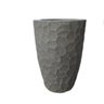 Vaso Decorativo para Plantas Coluna Pedra Tamanho P:Cinza - 1