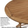Kit para Área Externa com Mesa 90cm e 4 Cadeiras Eucalipto - Jatobá - 2