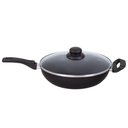 Ver imagem 1 de Frigideira Wok Antiaderente Ø26cm Tampa de Vidro - Cozillar