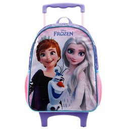 Mochila Infantil com Rodinha Frozen X  - 2
