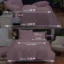 Ver imagem 4 de Kit Italiano 3 Peças Queen Branco 200 Fios