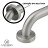 Kit 4 Barra Alca Apoio 30cm Inox Escovado Idoso/deficiente - 14