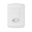 Ver imagem 1 de Interruptor Granbella C/pl 2tp+tom 2p+t 20a Branco-weg