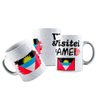 Caneca Cerâmica Bandeira Antígua Barbuda Visitei Amei Viagem - 1
