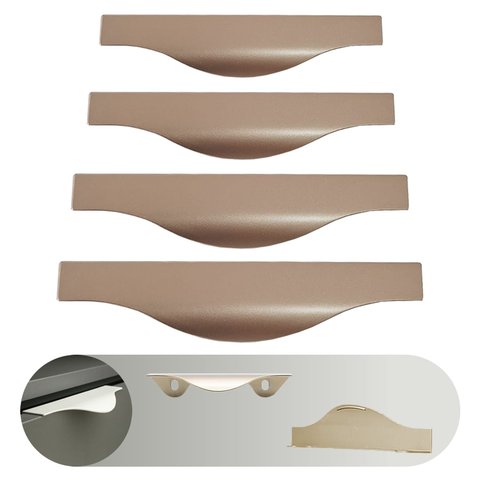 Puxador Dourado Pv33 Torralba Furação 64mm 4 Unidades