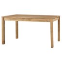 Ver imagem 3 de Mesa de Jantar Retangular 150x75cm Madeira Maciça Marrom Antique Corona