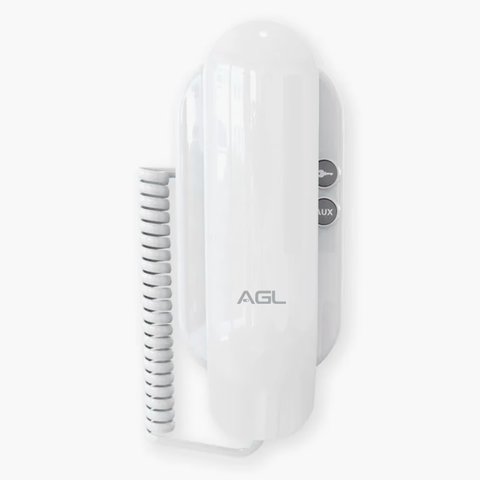 Agl S100 Interfone Residencial Slim com Abertura de Fechadura - Branco
