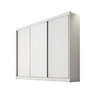 Guarda Roupa Casal 3 Portas 8 Gavetas Diamond Móveis Novo Horizonte - Branco - 2