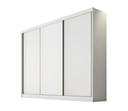 Ver imagem 2 de Guarda Roupa Casal 3 Portas 8 Gavetas Diamond Móveis Novo Horizonte - Branco