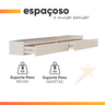 Penteadeira Suspensa 2 Gavetas Aspen Off White Edn - 5