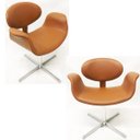 Ver imagem 1 de Kit 2 Cadeiras Tulipa Cor Cobre - Poltronas Do Sul